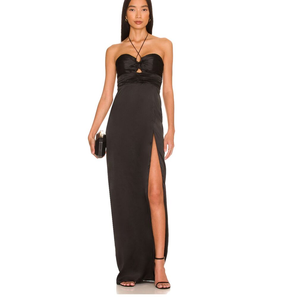 Amanda Uprichard Destina Black Gown